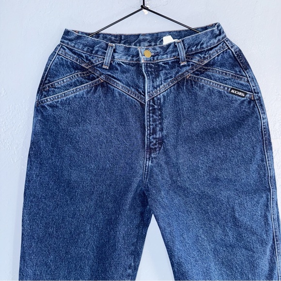 Rocky Mountain 90s Western Mom Dark Wash Mom Jean Size 26” - Picture 3 of 6